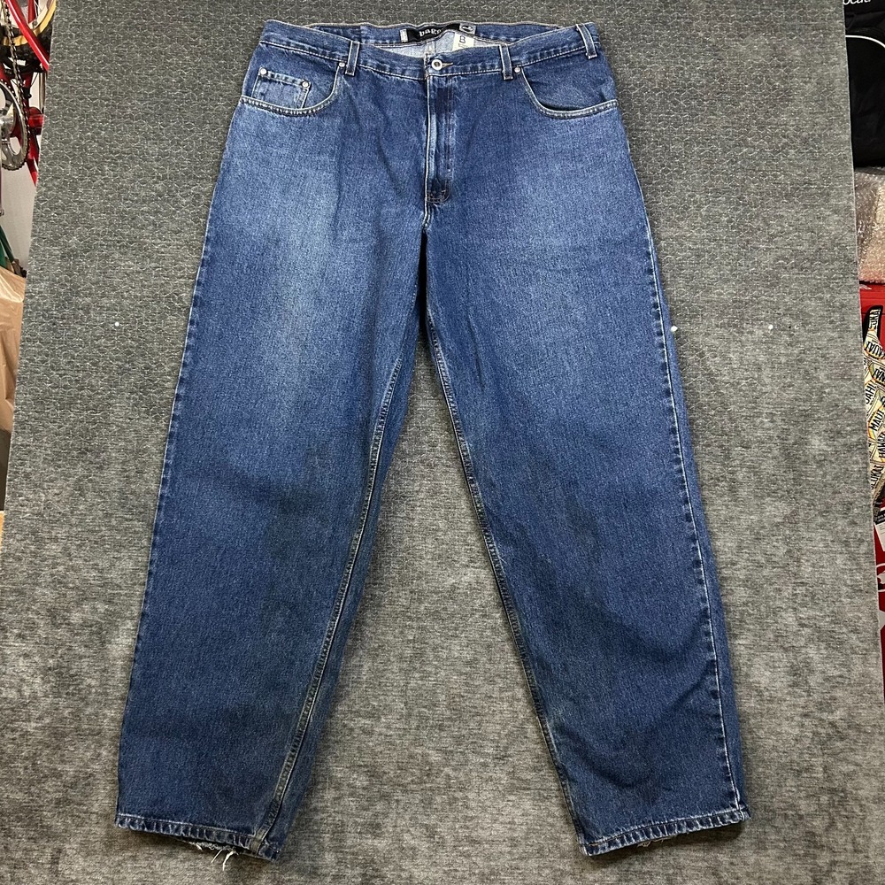 Levi's SilverTab Baggy Jeans Mens 42x32 Blue Good Vintage 90s Wide Leg Denim